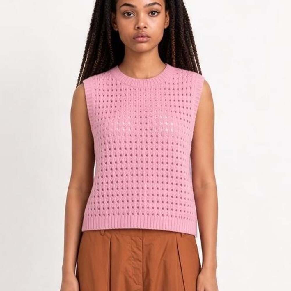 Allude Women's Cashmere & Wool Sleeveless Sweater